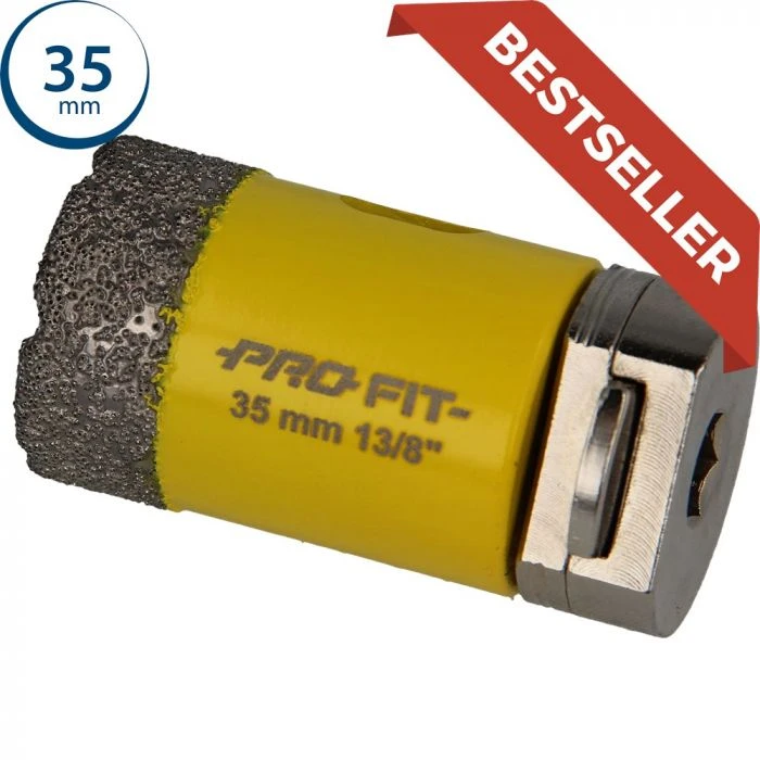 ProFit Diamantboor Met Geïntegreerde Click & Drill® Adapter 35 Mm. 1 ProFit Diamantboor Met Geïntegreerde Click & Drill® Adapter 35 Mm.