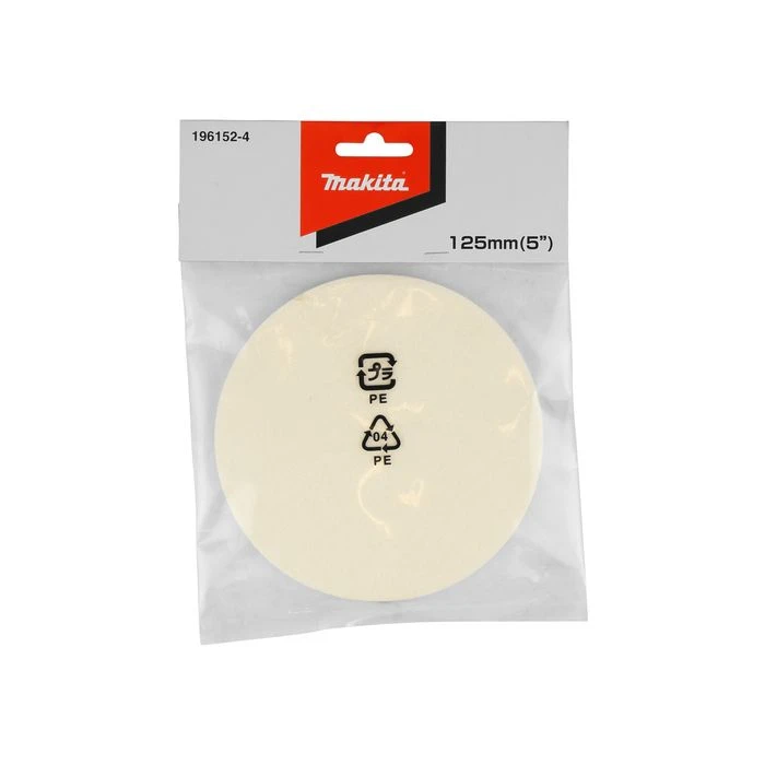 Makita 196152-4 Viltschijf 125 Mm 4 Makita 196152-4 Viltschijf 125 Mm - Afbeelding 4
