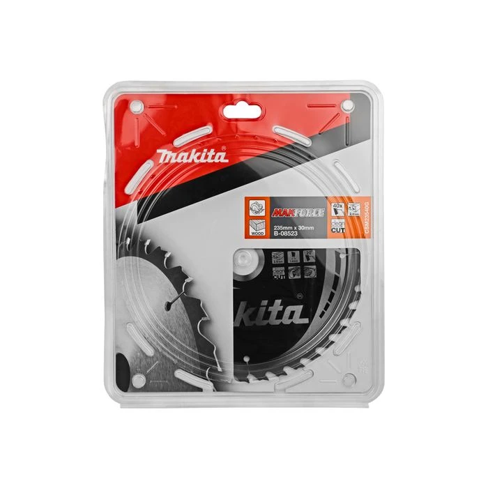 Makita B-08523 Zaagb Hout 235x30x2,6 40T 20g 4 Makita B-08523 Zaagb Hout 235x30x2,6 40T 20g - Afbeelding 4