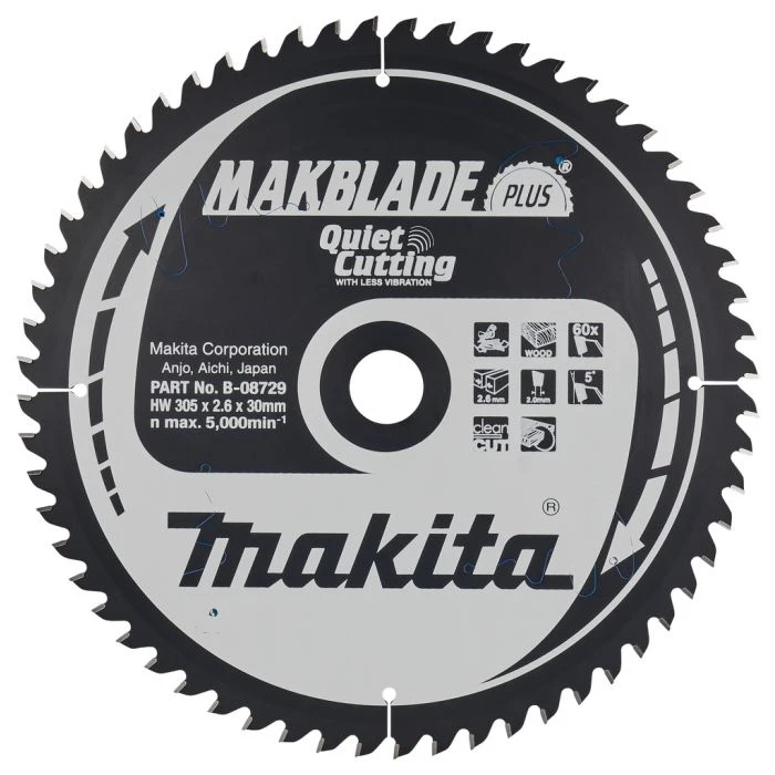 Makita B-08729 Afkortzaagblad Hout 1 Makita B-08729 Afkortzaagblad Hout