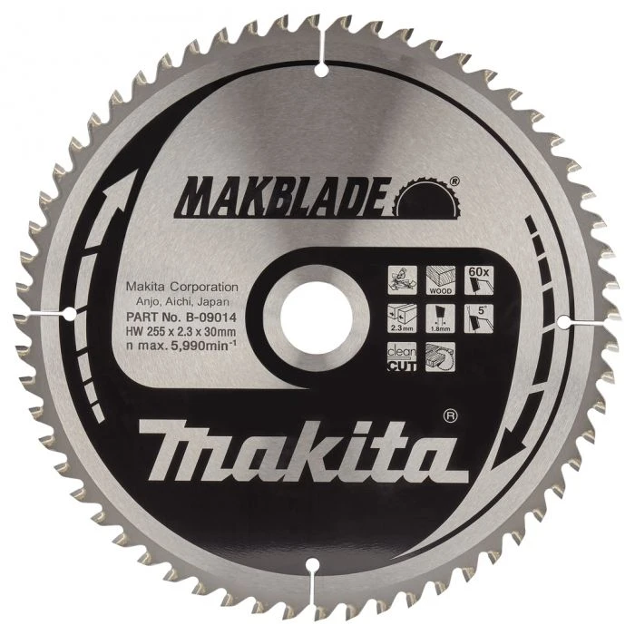 Makita B-09014 Afkortzaagblad Hout 1 Makita B-09014 Afkortzaagblad Hout
