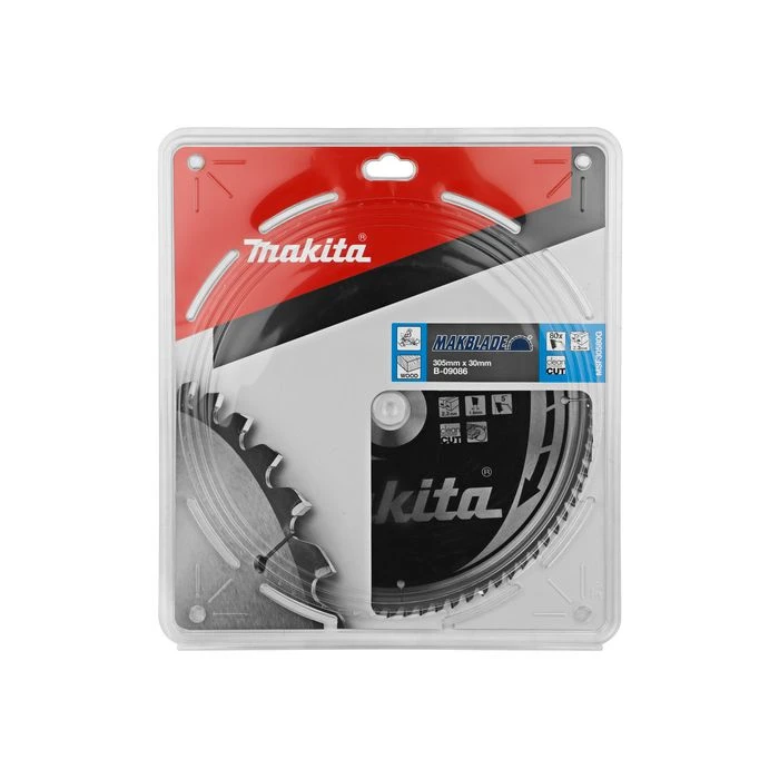 Makita B-09086 Zaagb Hout 305x30x2,3 80T 5g 4 Makita B-09086 Zaagb Hout 305x30x2,3 80T 5g - Afbeelding 4