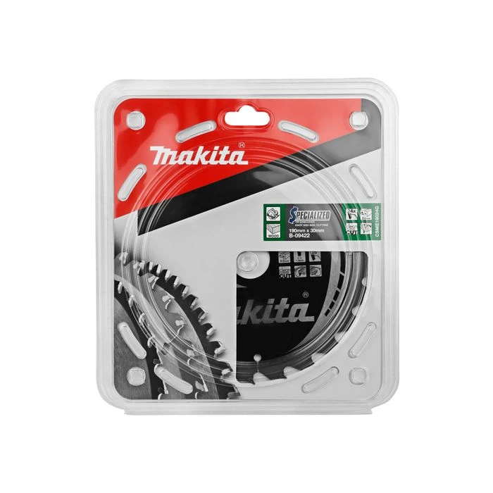 Makita B-09422 Cirkelzaagblad Hout (noest/spijker) 4 Makita B-09422 Cirkelzaagblad Hout (noest/spijker) - Afbeelding 4