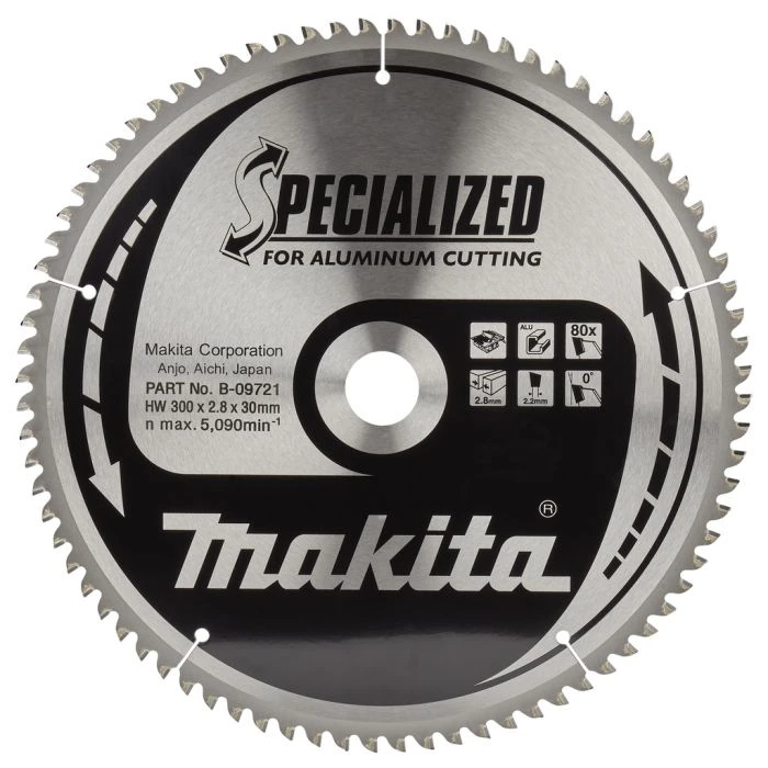 Makita B-09721 Tafelzaagblad Aluminium 1 Makita B-09721 Tafelzaagblad Aluminium