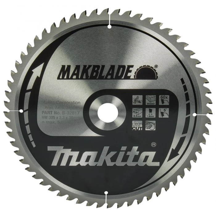 Makita B-32817 Afkortzaagblad Hout 2 Makita B-32817 Afkortzaagblad Hout - Afbeelding 2