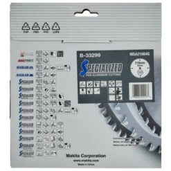 Makita B-33299 Afkortzaagblad Aluminium 22 Makita B-33299 Afkortzaagblad Aluminium -Exporteren Snij Kracht Winkel B 33299 C7N1