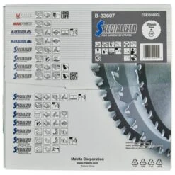 Makita B-33607 Cirkelzaagblad Sandwichpaneel -Exporteren Snij Kracht Winkel B 33607 C7N1