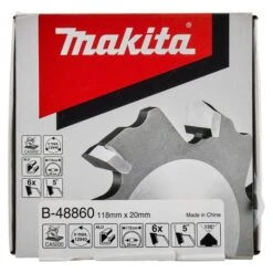Makita B-48860 Freesblad Aluminium CA5000XJ 7 Makita B-48860 Freesblad Aluminium CA5000XJ -Exporteren Snij Kracht Winkel B 48860 A1C1