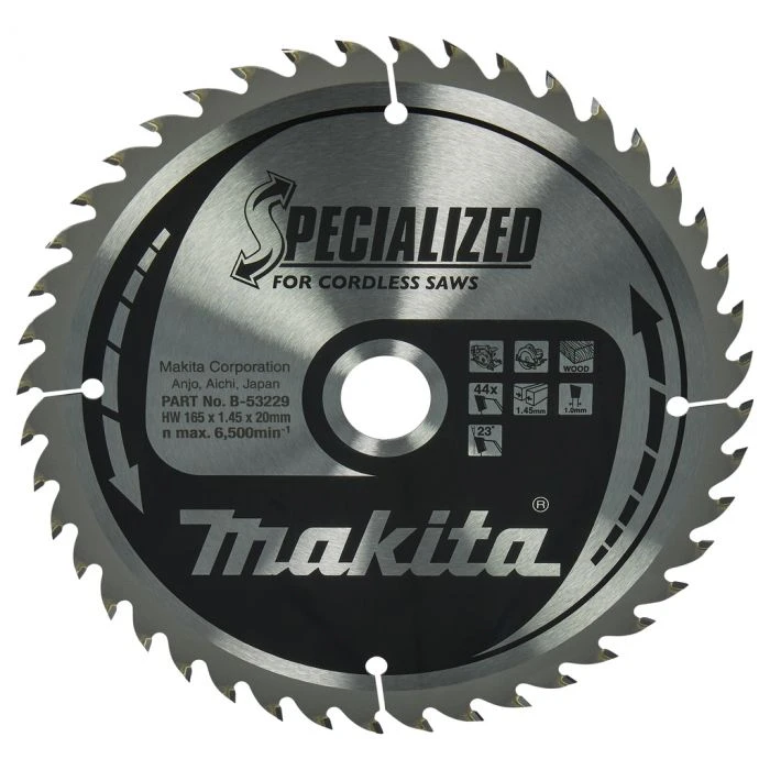 Makita B-53229 Cirkelzaagblad Hout 2 Makita B-53229 Cirkelzaagblad Hout - Afbeelding 2