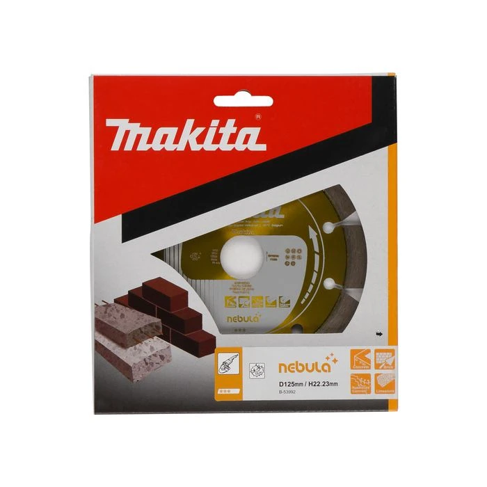 Makita B-53992 Diamantschijf 125x22,23x2,0mm Oranje 3 Makita B-53992 Diamantschijf 125x22,23x2,0mm Oranje - Afbeelding 3