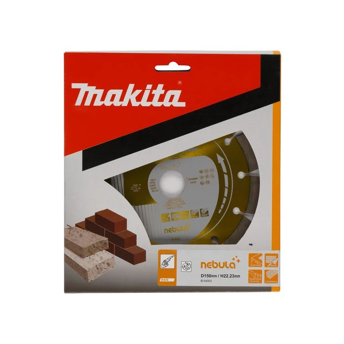 Makita B-54003 Diamantschijf 150x22,23x2,0mm Oranje 3 Makita B-54003 Diamantschijf 150x22,23x2,0mm Oranje - Afbeelding 3