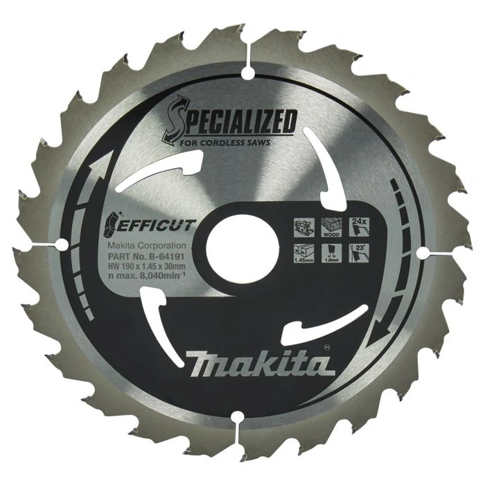 Makita B-64191 Cirkelzaagblad Hout 1 Makita B-64191 Cirkelzaagblad Hout