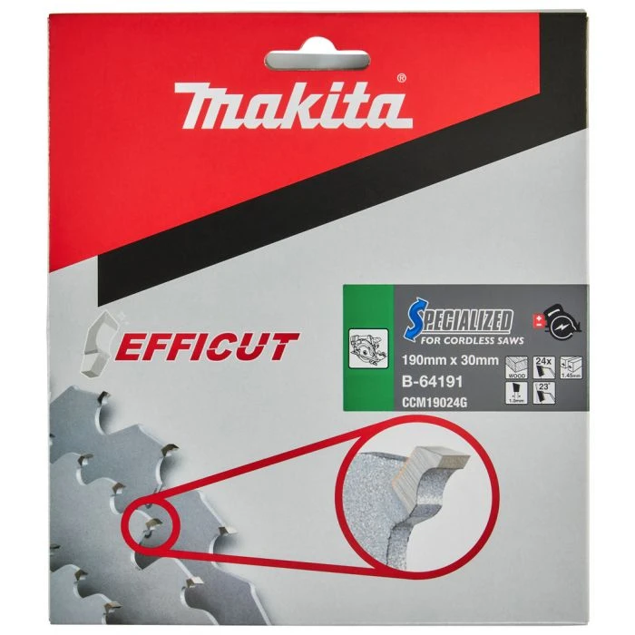 Makita B-64191 Cirkelzaagblad Hout 6 Makita B-64191 Cirkelzaagblad Hout - Afbeelding 6