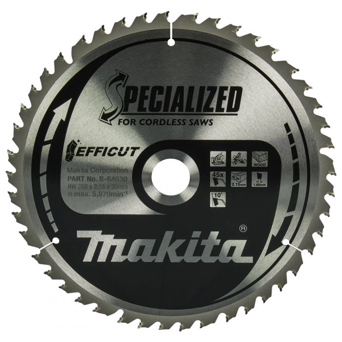 Makita B-64630 Afkortzaagblad Hout 1 Makita B-64630 Afkortzaagblad Hout