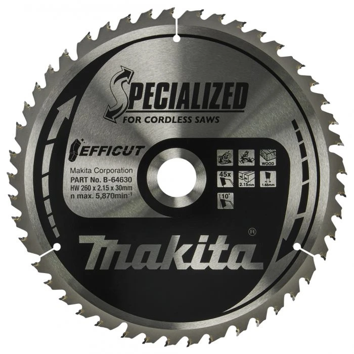 Makita B-64630 Afkortzaagblad Hout 7 Makita B-64630 Afkortzaagblad Hout - Afbeelding 7