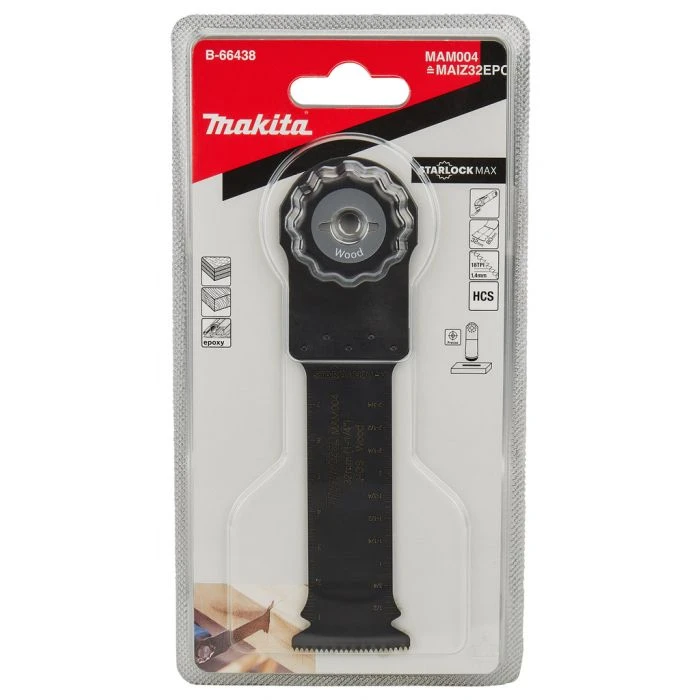 Makita B-66438 MAM004 Invalzaagblad 32x80mm Hout 4 Makita B-66438 MAM004 Invalzaagblad 32x80mm Hout - Afbeelding 4