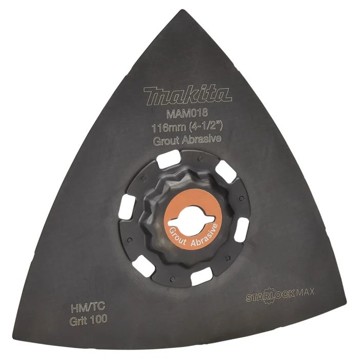 Makita B-66581 MAM018 Schuurzool HM 116mm K100 2 Makita B-66581 MAM018 Schuurzool HM 116mm K100 - Afbeelding 2