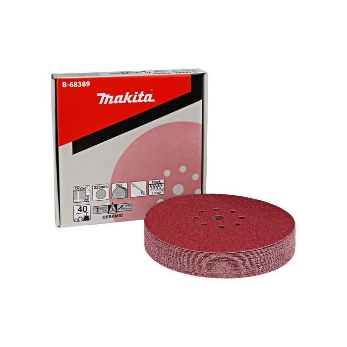 Makita B-68389 Schuurschijf 225mm K40 Velcro 3 Makita B-68389 Schuurschijf 225mm K40 Velcro - Afbeelding 3