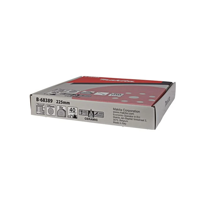 Makita B-68389 Schuurschijf 225mm K40 Velcro 5 Makita B-68389 Schuurschijf 225mm K40 Velcro - Afbeelding 5