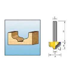 Makita D-09357 S-profielfrees 16 S6 -Exporteren Snij Kracht Winkel D 09357 A1C0