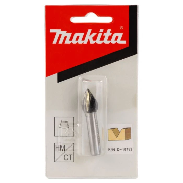 Makita D-10752 V-groeffrees 12,7 60gr S8 3 Makita D-10752 V-groeffrees 12,7 60gr S8 - Afbeelding 3