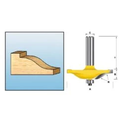 Makita D-11885 Constructiefrees+lag S12 -Exporteren Snij Kracht Winkel D 11885 A1C0 1