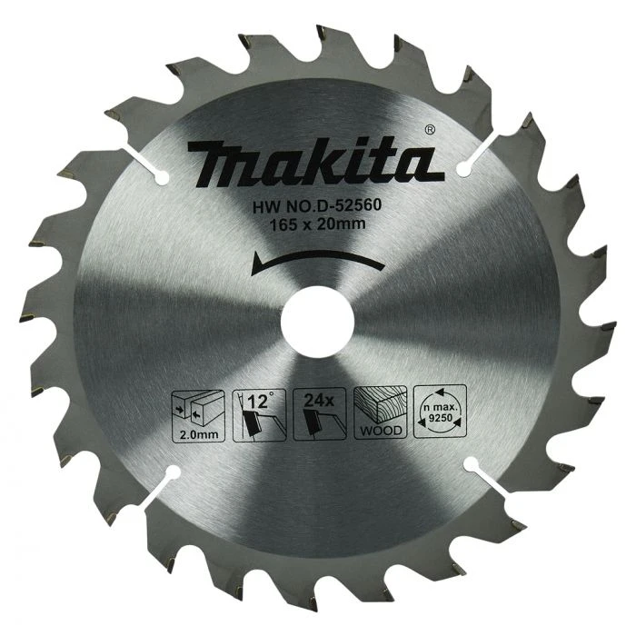 Makita D-52560 Cirkelzaagblad Hout 1 Makita D-52560 Cirkelzaagblad Hout