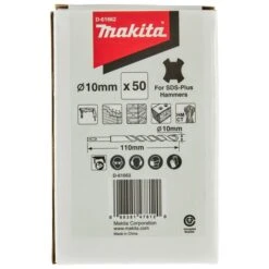 Makita D-61662 PBS: Betonboor 10x110mm 20 Makita D-61662 PBS: Betonboor 10x110mm -Exporteren Snij Kracht Winkel D 61662 C1N1