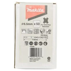 Makita D-61999 PBS: Betonboor 6,5x110mm 20 Makita D-61999 PBS: Betonboor 6,5x110mm -Exporteren Snij Kracht Winkel D 61999 C1N1