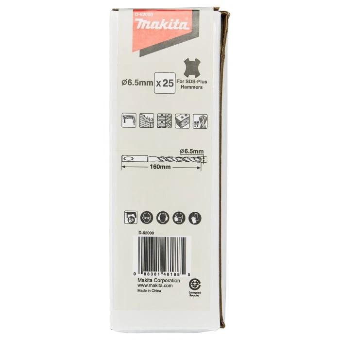 Makita D-62000 PBS: Betonboor 6,5x160mm 10 Makita D-62000 PBS: Betonboor 6,5x160mm - Afbeelding 10