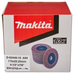Makita D-63448-10 Lamellenschijf 115mm A60 5 Makita D-63448-10 Lamellenschijf 115mm A60 -Exporteren Snij Kracht Winkel D 63448 10 C1N1