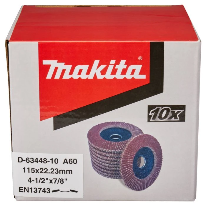 Makita D-63448-10 Lamellenschijf 115mm A60 3 Makita D-63448-10 Lamellenschijf 115mm A60 - Afbeelding 3