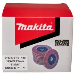 Makita D-63476-10 Lamellenschijf 125mm A40 -Exporteren Snij Kracht Winkel D 63476 10 C1N1