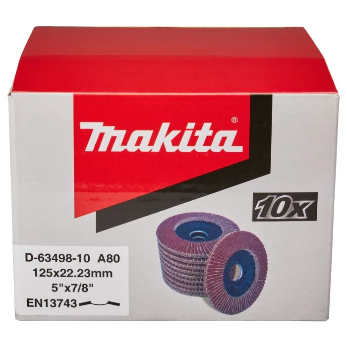 Makita D-63498-10 Lamellenschijf 125mm A80 3 Makita D-63498-10 Lamellenschijf 125mm A80 - Afbeelding 3