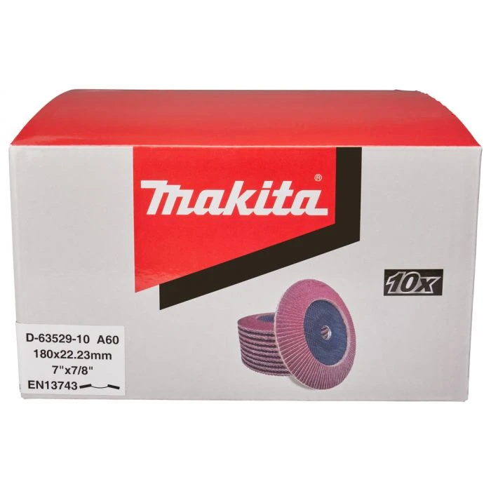 Makita D-63529-10 Lamellenschijf 180mm A60 3 Makita D-63529-10 Lamellenschijf 180mm A60 - Afbeelding 3