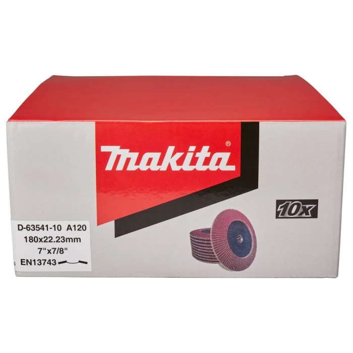 Makita D-63541-10 Lamellenschijf 180mm A120 3 Makita D-63541-10 Lamellenschijf 180mm A120 - Afbeelding 3