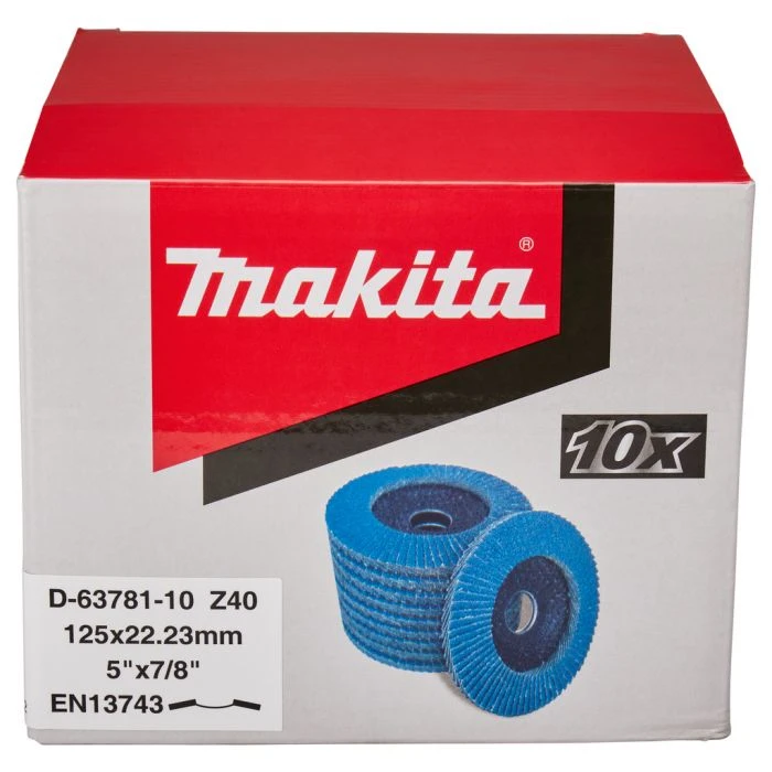 Makita D-63781-10 Lamellenschijf 125mm Z40 3 Makita D-63781-10 Lamellenschijf 125mm Z40 - Afbeelding 3