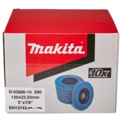 Makita D-63806-10 Lamellenschijf 125mm Z80 -Exporteren Snij Kracht Winkel D 63806 10 C1N1