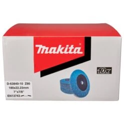 Makita D-63840-10 Lamellenschijf 180mm Z80 10 Makita D-63840-10 Lamellenschijf 180mm Z80 -Exporteren Snij Kracht Winkel D 63840 10 C1N1 1