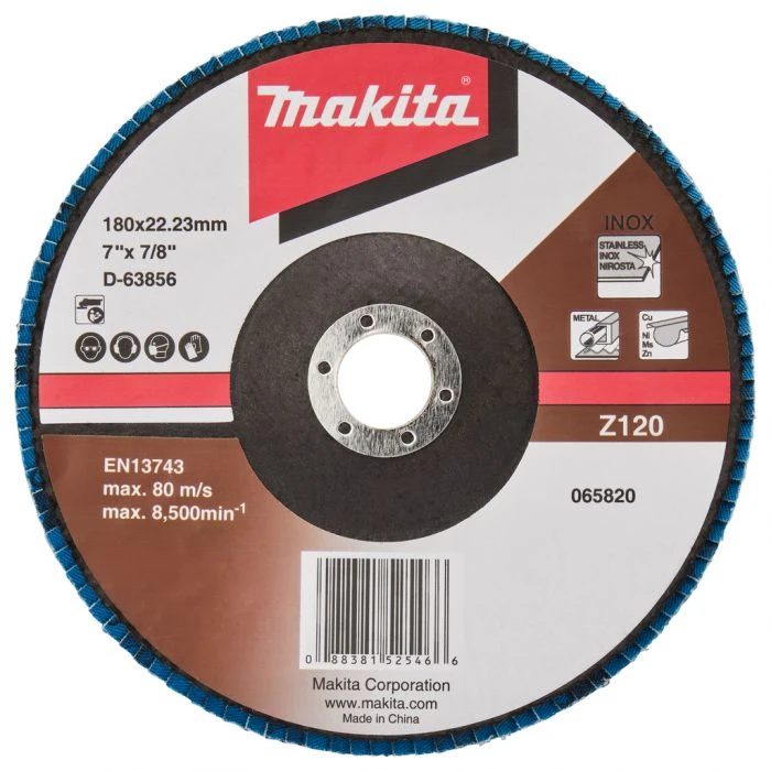 Makita D-63856-10 Lamellenschijf 180mm Z120 1 Makita D-63856-10 Lamellenschijf 180mm Z120