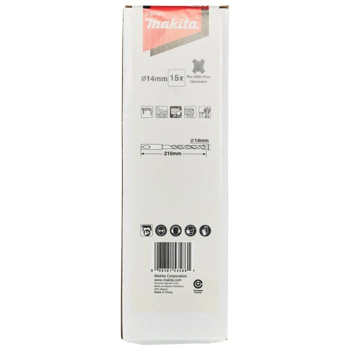Makita D-65193 PBS: Betonboor 14x210mm 10 Makita D-65193 PBS: Betonboor 14x210mm - Afbeelding 10