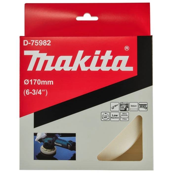 Makita D-75982 Spons Wit Hard Medium 170mm 4 Makita D-75982 Spons Wit Hard Medium 170mm - Afbeelding 4