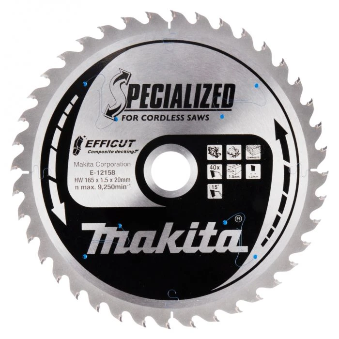 Makita E-12158 Cirkelzaagblad WPC 1 Makita E-12158 Cirkelzaagblad WPC