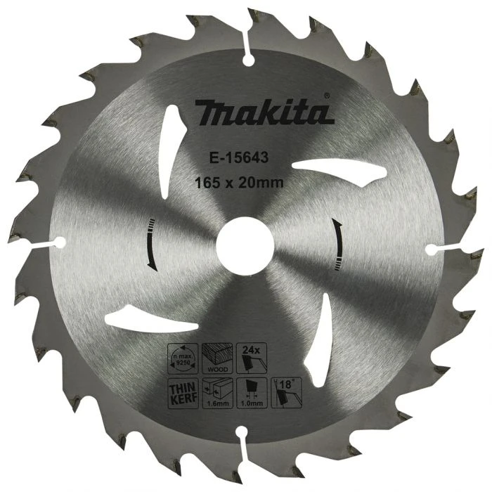 Makita E-15643 Cirkelzaagblad Hout 4 Makita E-15643 Cirkelzaagblad Hout - Afbeelding 4
