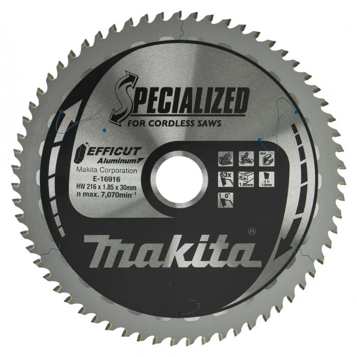 Makita E-16916 Afkortzaagblad Aluminium 5 Makita E-16916 Afkortzaagblad Aluminium - Afbeelding 5