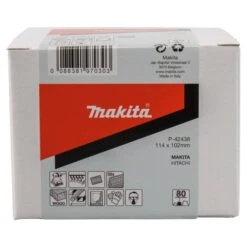 Makita P-42438 Schuurvel 114x102 K80 Red Velcro 12 Makita P-42438 Schuurvel 114x102 K80 Red Velcro -Exporteren Snij Kracht Winkel P 42438 C1N1