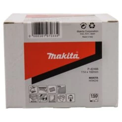 Makita P-42466 Schuurvel 114x102 K150 Red Velcro -Exporteren Snij Kracht Winkel P 42466 C1N1