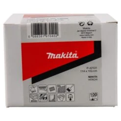 Makita P-42531 Schuurvel 114x102 K100 White Velcro -Exporteren Snij Kracht Winkel P 42531 C1N1