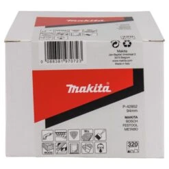 Makita P-42852 Schuurvel 3-K 94 K320 White Velcro 12 Makita P-42852 Schuurvel 3-K 94 K320 White Velcro -Exporteren Snij Kracht Winkel P 42852 C1C1