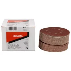 Makita P-43664 Schuurschijf 125mm K120 Red Velcro -Exporteren Snij Kracht Winkel P 43620 C1C0 2
